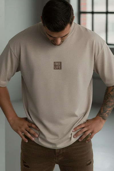 Teenage Millionaire Tricou Salas supradimensionat pentru bărbați, Free Life C...