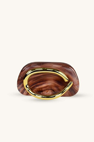 birizmoda Λαμπερό Βραδινό Φόρεμα Glow Model Τσάντα - Πλακάκι