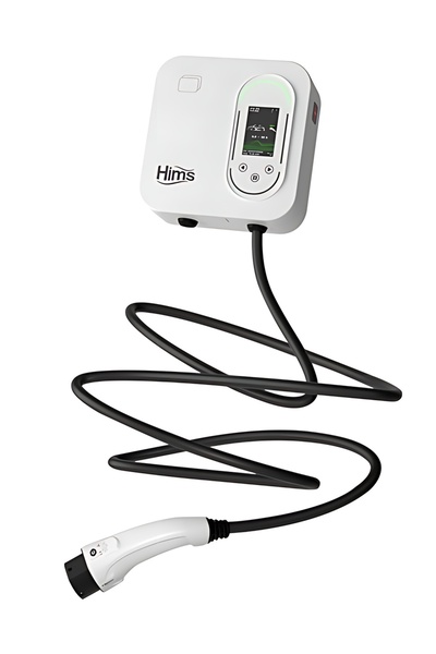 Hims HCDKB-22 22kW Tip 2 Soketli 5m Kablolu Beyaz Smart Elektrikli Araç Şarj İstasyonu