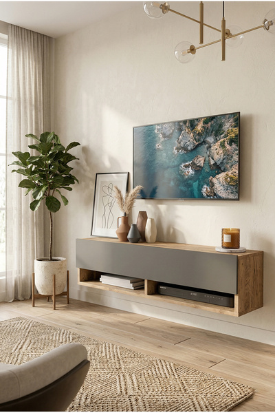 Robin Home Duvara Monte Tv Ünitesi & Televizyon Sehpası No 13-aa