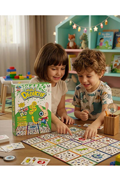 Tıfıl Toys Hızlı Dedektif: Dikkat Hız Eğlence Refleks Zeka Eğitici Aile Oyunc...