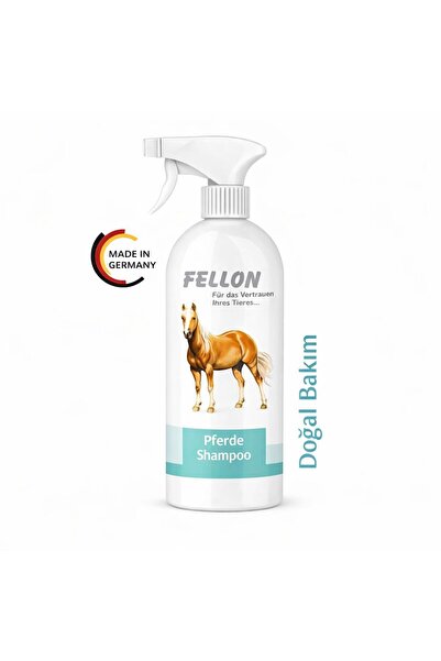 Fellon Alman Menşeli %100 Doğal At Şampuanı(Pferde shampoo) 500 ML Sprey Başl...