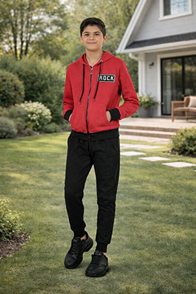 ByDon Boys' Tracksuit Set 2-Thread Shardooned Fabric