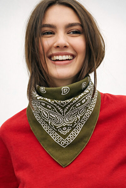 Wega Moda Women's Ethnic Patterned 100% Cotton Bandana Scarf Multi-Purpose Ha...