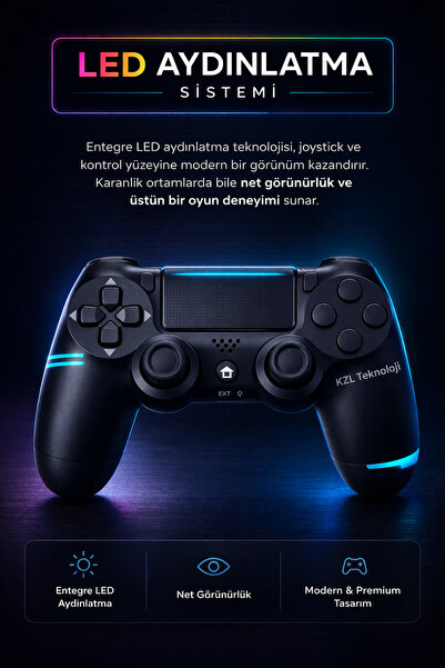 Maybax Kablosuz Bilgisayar Oyun Kolu Wireless Joystick PC Laptop Tablet Mobile Playstation4 Uyumlu