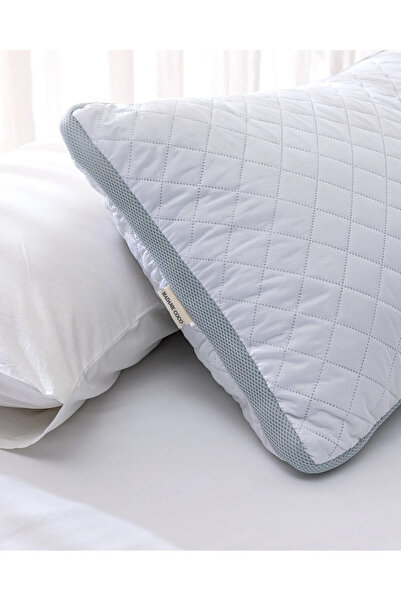 Madame Coco - Κλιματιζόμενο Μαξιλάρι - Λευκό/Ανοιχτό Γκρι - 50x70 εκ.