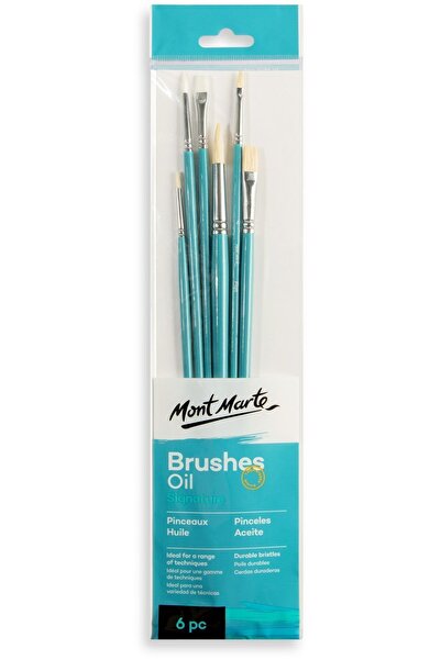 Mont Marte Σειρά MM Gallery - Σετ 6 πινέλων ελαιογραφίας