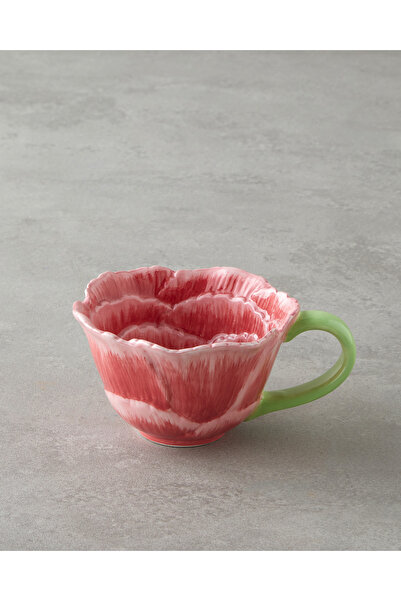 English Home Flowerella Dolomite Kupa 250 ml Pembe