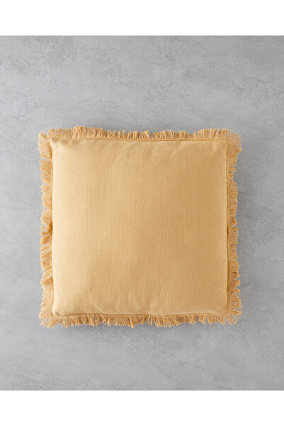 English Home Μαξιλαροθήκη Magician 43x43 cm σε χρώμα μουστάρδας Delhi