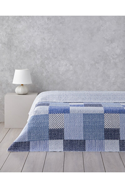 English Home Κάλυμμα πολλαπλών χρήσεων Harlem Μονό 160x220 cm Navy Blue