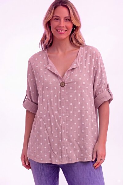 AYASOFYA OTANTIK Γυναικεία Ιταλική Πούδρα Πουά Με σχέδιο Λεπτομερής Λεπτομέρε...