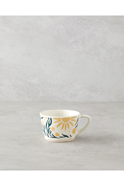 English Home Sun Light Stoneware Kupa 220 ml Sarı-Yeşil