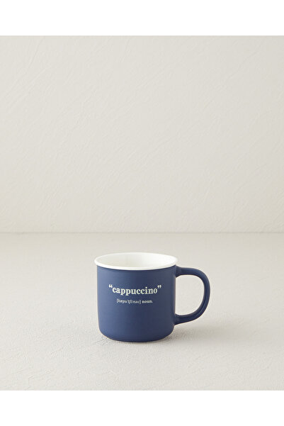 English Home Phoebe Cappucino New Bone China Kupa 200 ml Lacivert