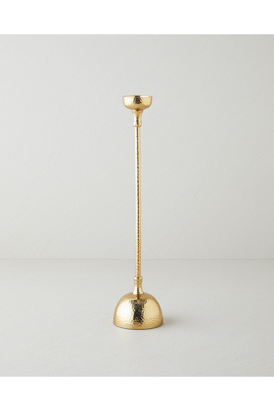 English Home Vera Metal Şamdan 3,5 x 3,5 x 16 cm Gold