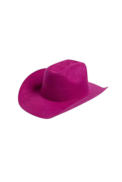 Pursehuit Pălărie Fedora, mov, lână, stil cowboy, reglabilă, Hedi