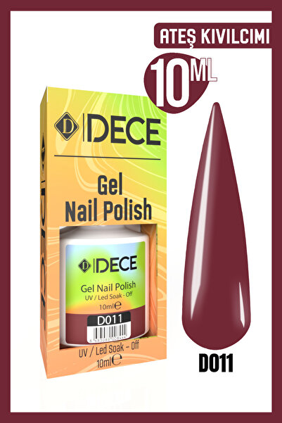 d dece Dece Kalıcı Oje D011 (BORDO SERİSİ) 10ml
