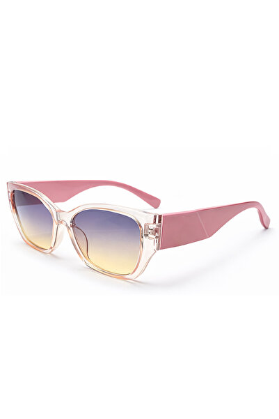 Toz Vintage Orlen Pembe Retro Kare Kemik Çerçeve Unisex UV400 Vintage Retro G...