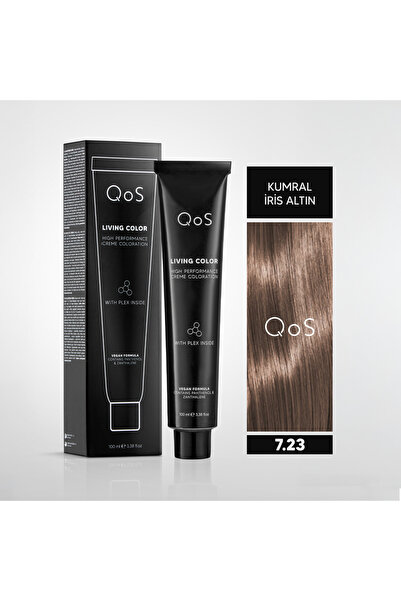 QOS LIVING COLOR 100 ML MEDIUM BLONDE IRISE GOLD 7.23