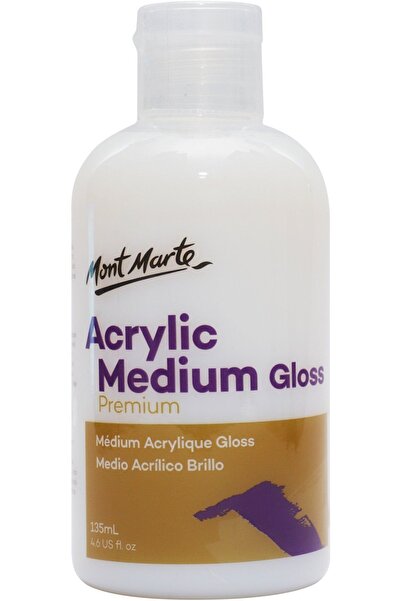 Mont Marte Premium Acrylic Medium Gloss 135ml