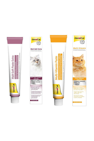 Gimcat Kedi Macunu Malt Soft 100 Gr + Multiviamin 100 Gr