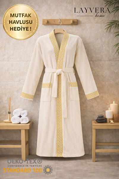 Layvera Κρέμα μπουρνούζι για άνδρες και γυναίκες 100% ΒΑΜΒΑΚΙ |   Ελληνικό Σχ...