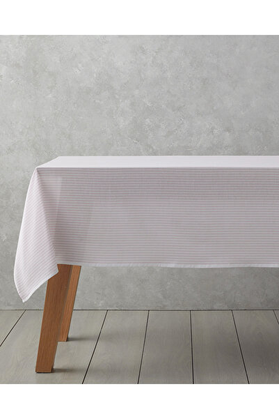 English Home Ροζ 140x200 cm Βαμβακερό Τραπεζομάντιλο - Κάθετο
