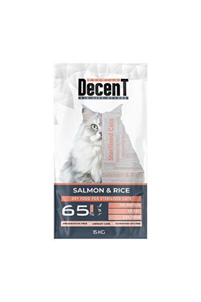 decent premium Sterilised Urinary Care Somonlu Kısırlaştırılmış Kedi Maması 1...