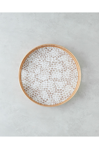 English Home Lapidem Tray 33 cm Gold