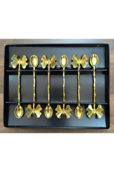 Zeryas Home 6 Adet Kelebek Model Çay Kaşığı