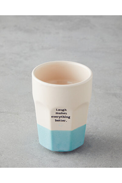 English Home Shine Day Seramik 2'li Bardak 280 ml Pembe - Mavi