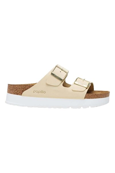 Birkenstock ARIZONA PLATFORM FLEX NU Kadın Gri Terlik 1026924