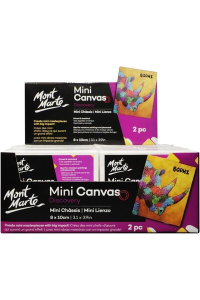 Mont Marte Mini Kanvas 8x10cm 2'li Discovery