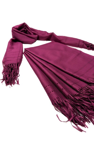 ARMAĞAN ÇEYİZ 10' LU BORDO NEDİME ŞALI - DAĞITMALIK KINA ŞALI