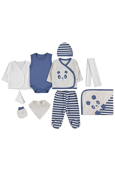 Civil Baby Seturi de body pentru bebeluși băieți cu panda, 10 piese, 0-24 lun...