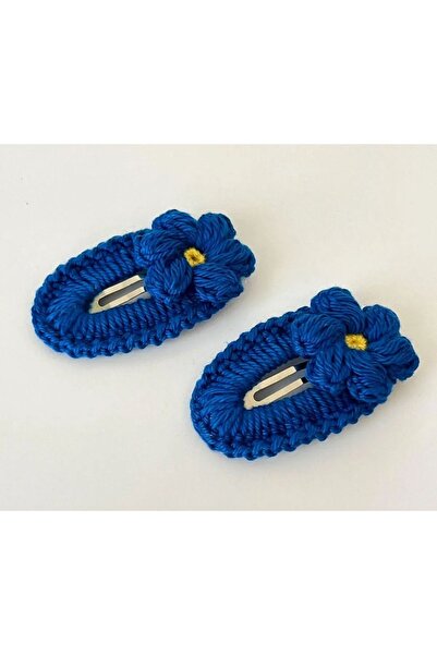 İnci Mode Amigurumi Örgü Çocuk Çiçek Toka Saks Tek Ebat