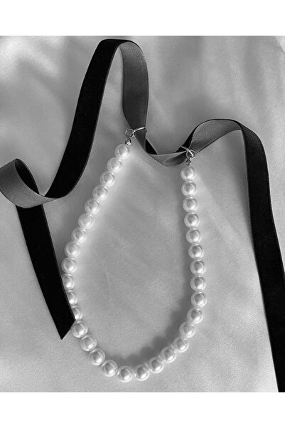 İnci Mode Choker Women's Pearl Necklace Sporty Stylish Simple
