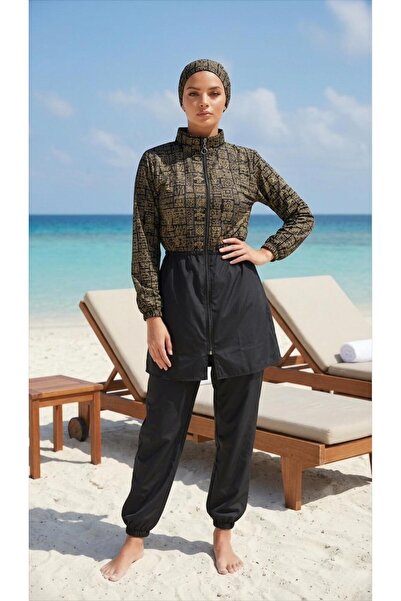 trendlina Ethnic Waist Adjustable Elastic Water-Repellent Fabric 3-Piece Full...