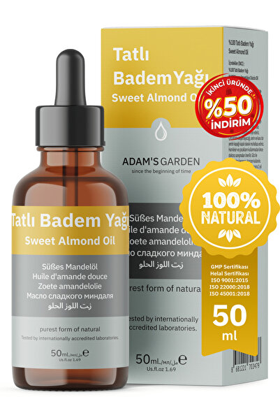Tatlı Badem Yağı %100 Saf 50ml