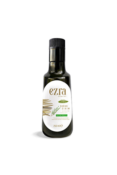 Soğuk Sıkım Naturel Erken Hasat 250 ml Kekikli Zeytinyağı Ezra Olive Oil