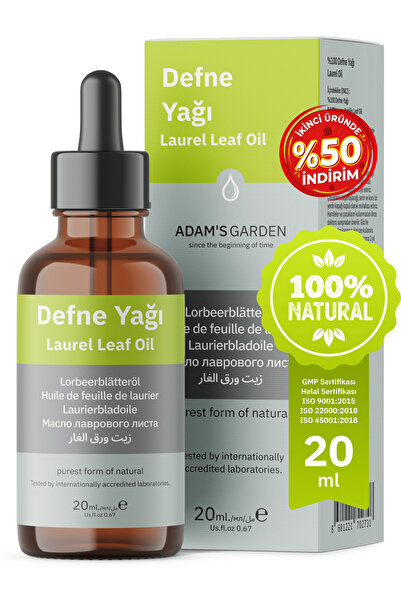 Adam's Garden Defne Yağı %100 Saf 20 ml