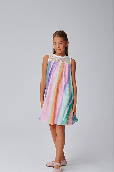Lia Lea Πολύχρωμο φόρεμα για κορίτσια από το BG Store