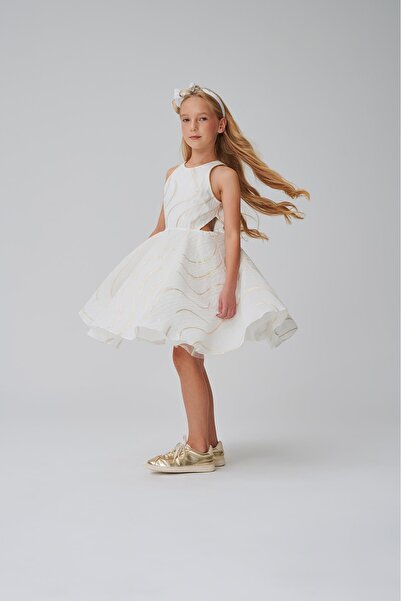 Lia Lea BG Store Λευκό φόρεμα για κορίτσια