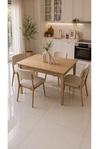 MOBİX HOME MK04 69x120 Yemek ve Mutfak Masası Ceviz