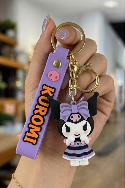Birmem Lüks Kuromi Anahtarlık Özel Tasarım Büyük Boy