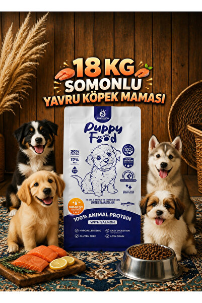 Anatolion Pet Foods Anatolion Puppy Eklem Destekli Somonlu Super Premium Yavr...