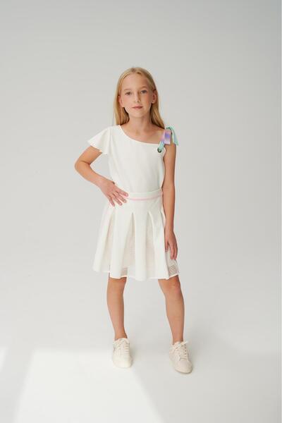 Lia Lea Λευκή μπλούζα για κορίτσια BG Store