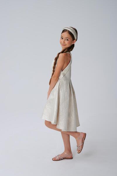 Lia Lea Φόρεμα για κορίτσια BG Store Ecru