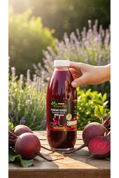 yaşayanbilge Kırmızı Pancar Kvass 1 Lt Pet Şişe
