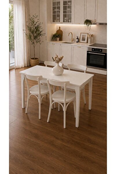 MOBİX HOME MK03 69x120 Yemek ve Mutfak Masası Beyaz