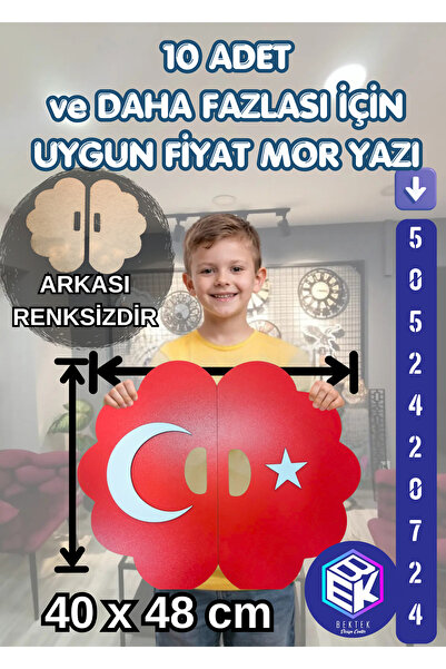 BekTek 23 NİSAN Gösteri Plakası Ahşap Türk Bayrağı Figürü 40X48VİDEOYU İZLEYİ...